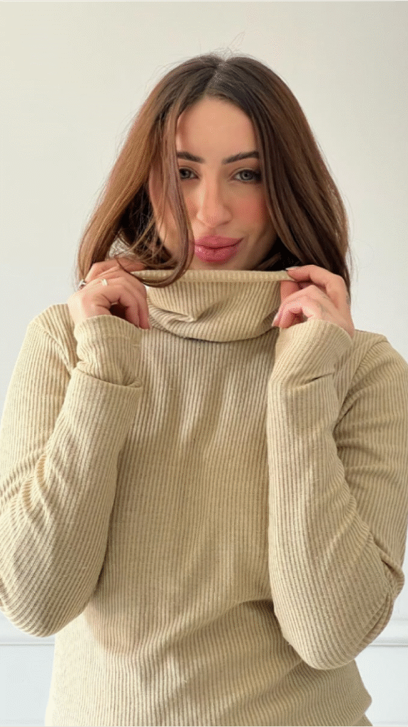 Blusa Tatiane: Em Malha Canelada