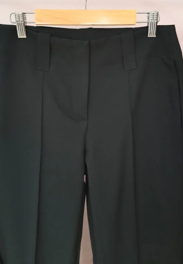 Conjunto Pérola: Colete Alongado com Forro de Cetim E Calça Em Alfaiataria – Preto, P 38