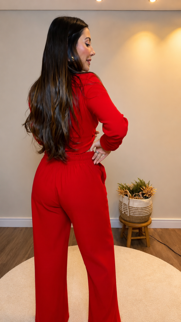 Conjunto Madri: Sensoriale Marant Colete E Calça Pantalona